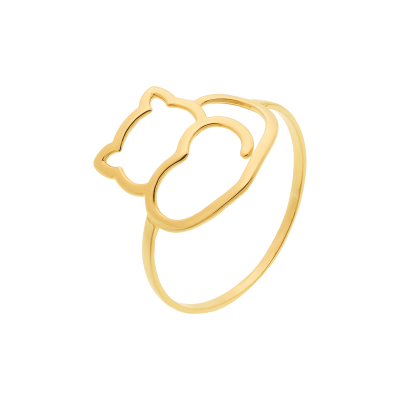 Anel-Gato-De-Ouro-18k-Vazado