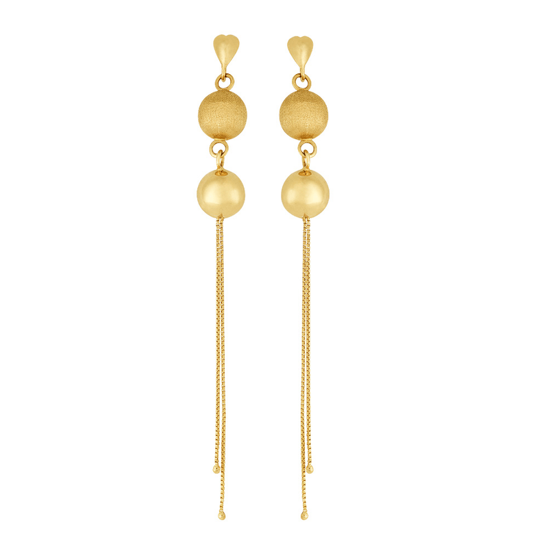 Brinco-Coracao-Com-Bolas-E-Corrente-De-Ouro-18K