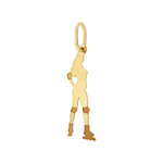 Pingente-De-Patinadora-De-Ouro-18K