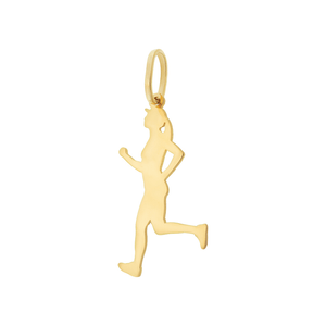 Pingente Corredora De Ouro 18K