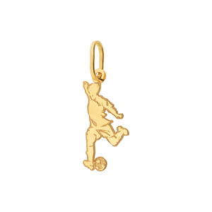 Pingente De Jogador De Futebol De Ouro 18K
