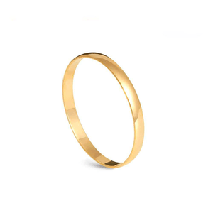 Aliança Casamento Ouro 18k Fina E Delicada