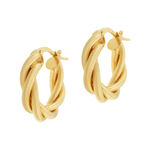 Brinco-Argola-De-Ouro-18k-19mm-Trancado-Triplo
