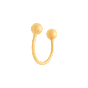 Piercing Curvo De Ouro 18k