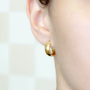 Brinco Argola Pequeno De Ouro 18K