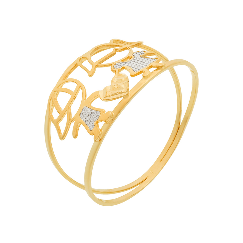Anel-Filhos-Casal-Menina-e-Menino-De-Ouro-18k
