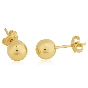 Brinco de Esfera De Ouro 18K 7mm