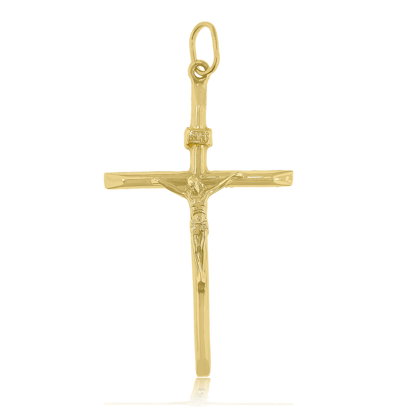Pingente-Cruz-Com-Cristo-45mm-De-Ouro-18K
