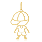 Pingente-Filhos-Menino-De-Ouro-18K