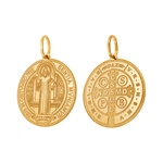 Pingente-De-Sao-Bento-De-Ouro-18K-Dupla-Face