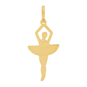 Pingente Bailarina De Ouro 18K