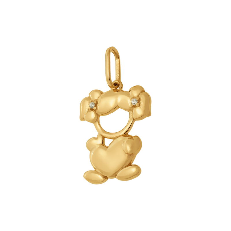 Pingente-Filhos-Menina-Coracao-De--Ouro-18K-E-Pedras-De-Zirconia