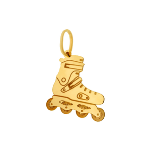 Pingente De Patins De Ouro 18K