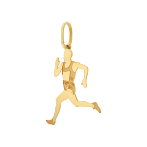 Pingente De Atletismo De Ouro 18K
