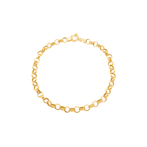 Pulseira Portuguesa De Ouro 18k