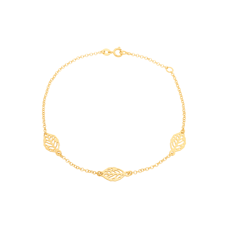 Pulseira-folhas