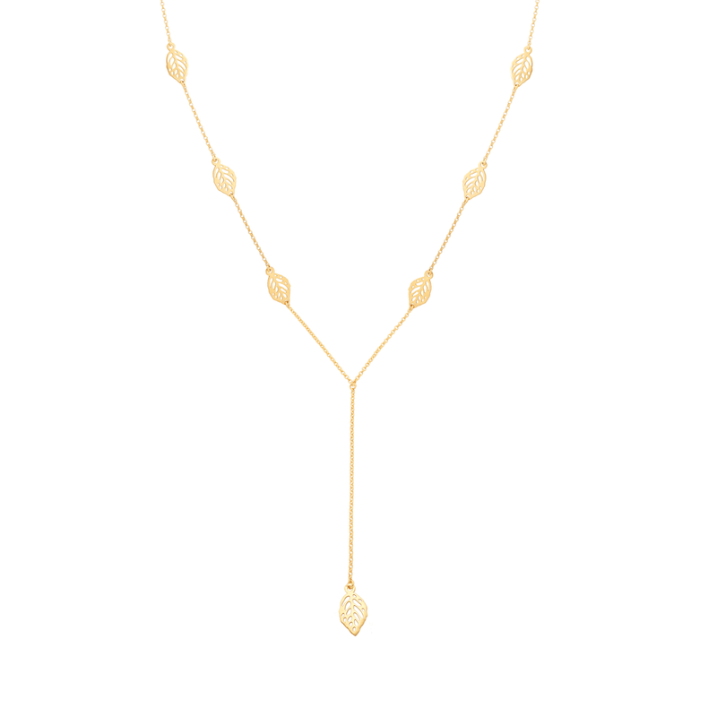 Colar-folhas-longo