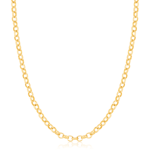 Corrente Elo Português De Ouro 18k 50cm