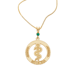 Pingente De Formatura De Ouro 18K Medicina