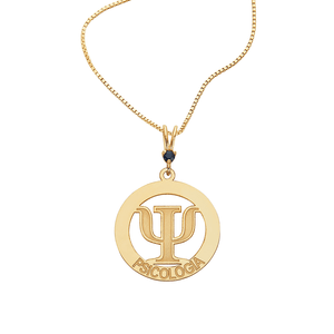Pingente De Formatura De Ouro 18K Psicologia