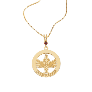 Pingente De Formatura De Ouro 18K Odontologia