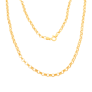 Corrente Elo Português De Ouro 18k 50cm