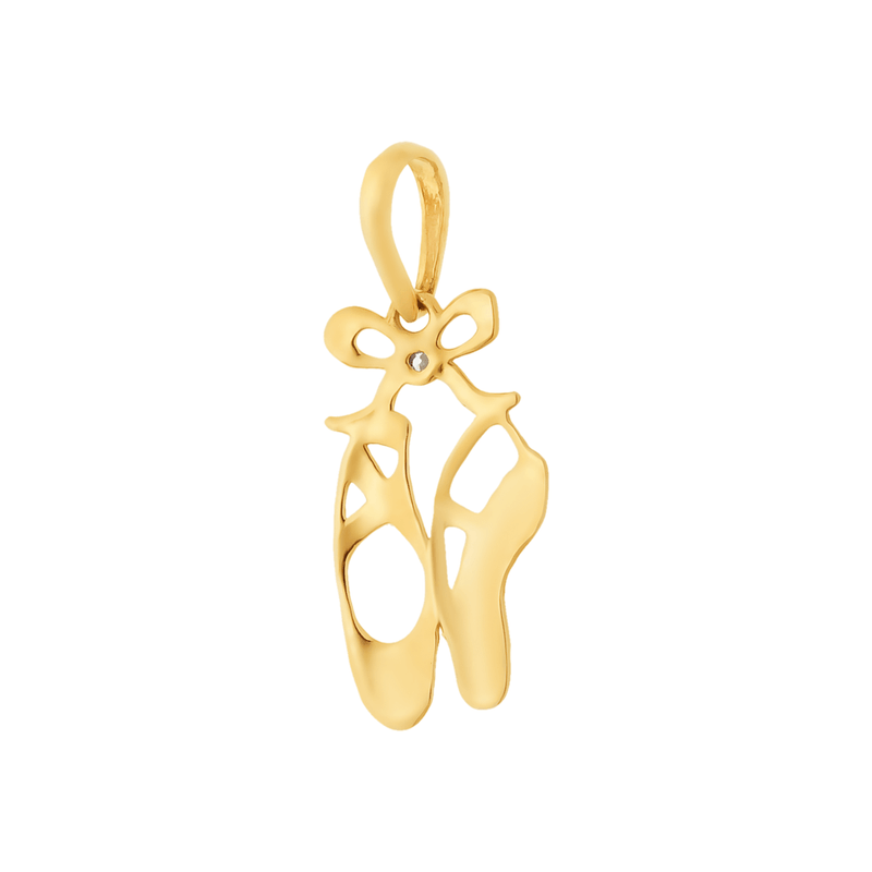 Pingente-Sapatilha-Bailarina-Ouro