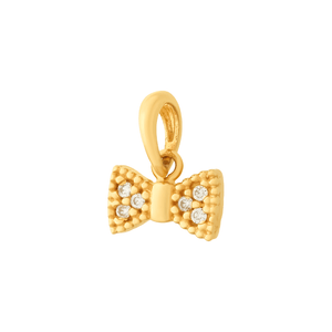Pingente Infantil Laço De Ouro 18K