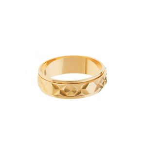 Aliança Ouro Amarelo 18k Giratória