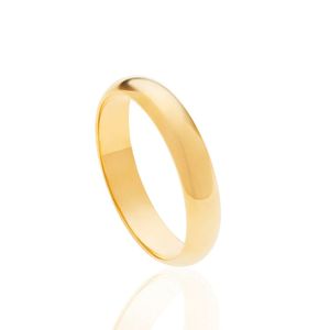 Aliança Casamento Max Luxo Ouro 18k