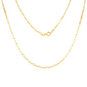 Corrente Ouro 18k Estilo Cartier Alongada 60cm