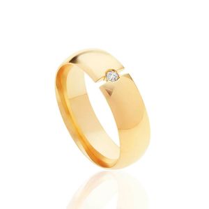 Aliança Casamento Suprema De Ouro 18k E Diamante