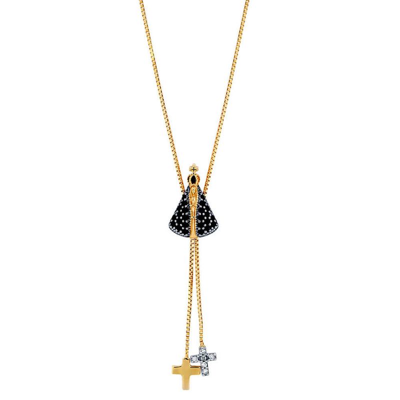 Colar-Nossa-Senhora-Aparecida-em-Ouro