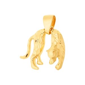 Pingente De Ouro 18k Tigre