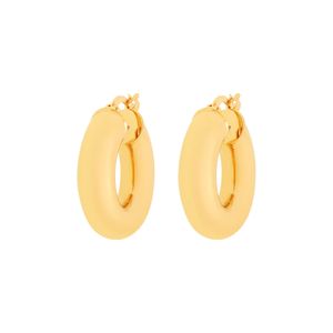 Brinco Argola De Ouro 18K 21mm Fio Redondo