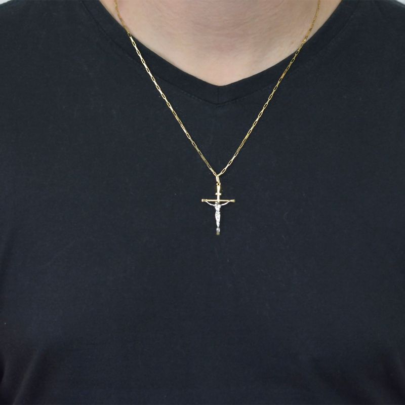 Pingente-Cristo-em-Ouro-