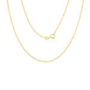 Corrente De Ouro 18k Elo Português de 45cm Fina