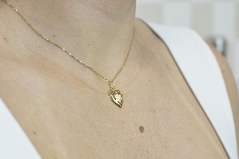 Pingente-patinha-de-ouro