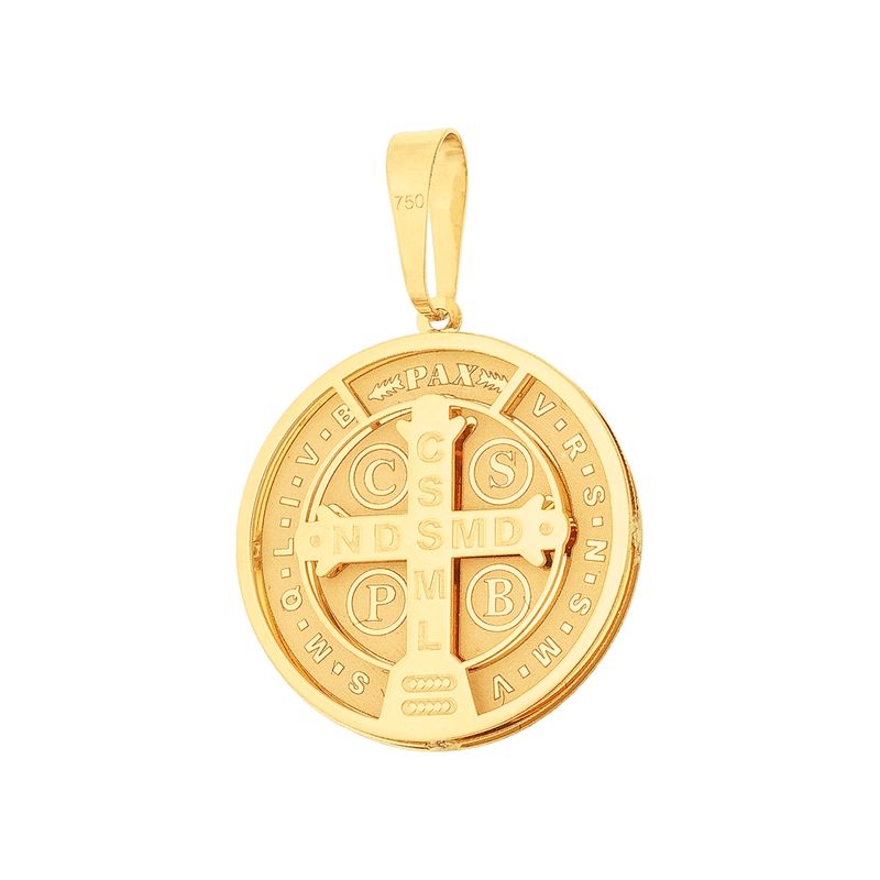 Pingente-Religioso-de-Ouro-