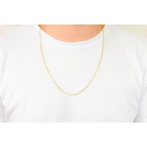Corrente De Ouro 18k Estilo Cartier 50cm