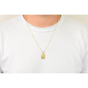 Pingente De Ouro 18K Placa Maçom