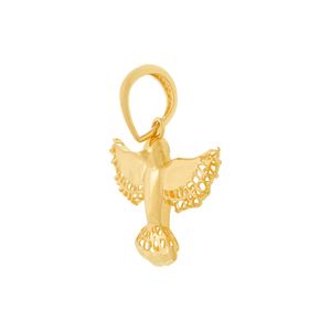 Pingente Espírito Santo De Ouro 18K Vazado De 15mm