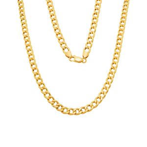 Corrente De Ouro 18k Elo Fino Groumet 50cm