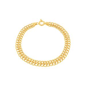 Pulseira De Ouro 18k Elo Lacraia 6MM