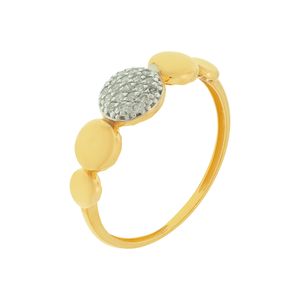 Anel De Ouro 18k Esferas