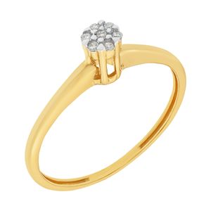 Anel Chuveiro De Ouro 18k Aro Fino