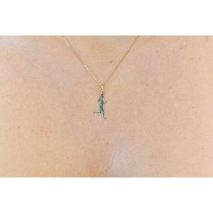Pingente Corredora De Ouro 18K