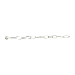 Pulseira De Prata 925 Elo Oval