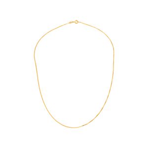 Corrente de Ouro 18k Veneziana Fio Médio 35cm