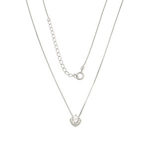 Colar em Prata 925 Ponto de Luz Galeria Alta 40cm